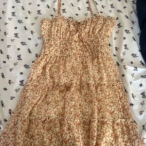 Trixxi Cream Floral Dress